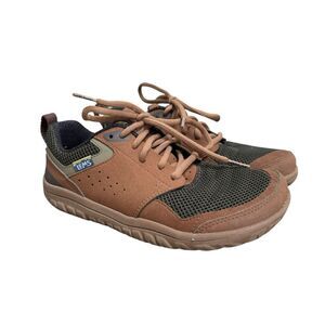Lems Primal Zen Woodland Womens Size 7 Lace Up Brown Shoe Cork Insole Minimalist